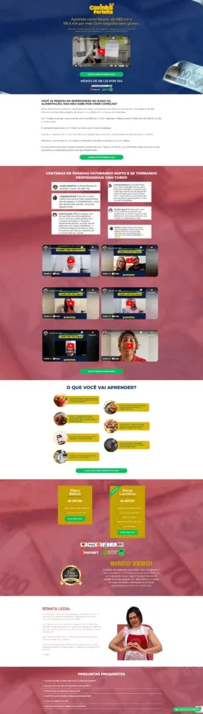 Landing Page Coxinha Perfeita 2.0 — projeto Kode Studio